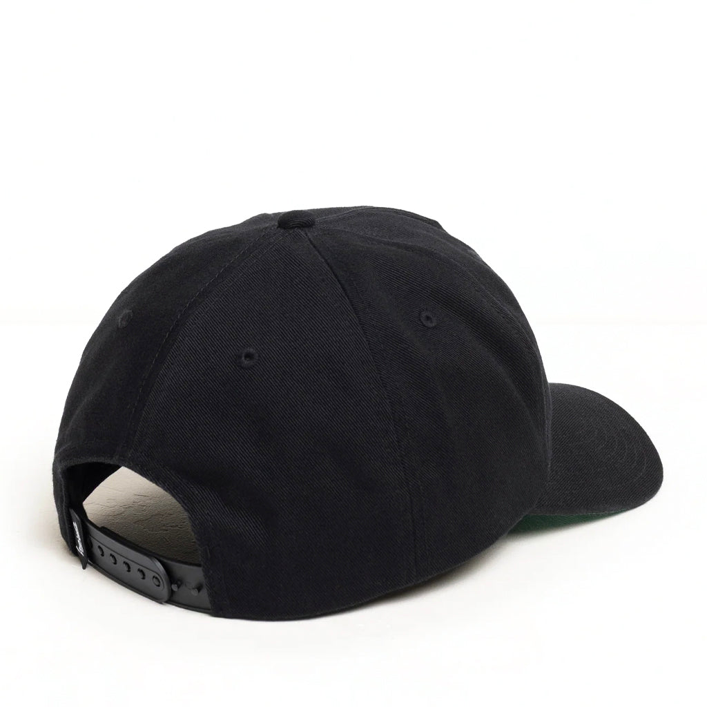 Stüssy - Cap - Big Stock Mid Depth - shadow black - Instore Only!