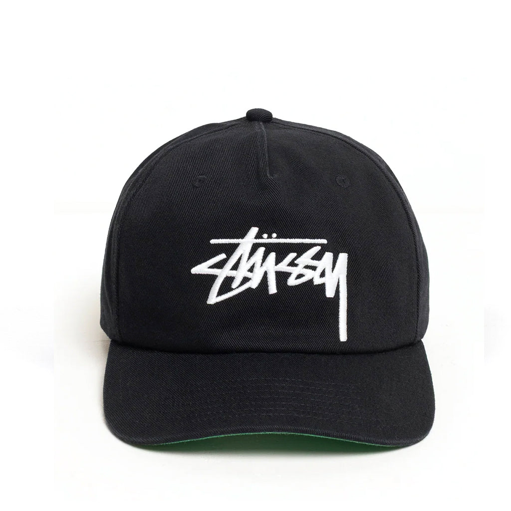Stüssy Cap "Big Stock Mid Depth" shadow black