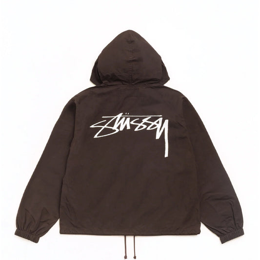 Stüssy Jacket "Beach Shell Cotton Wax" brown