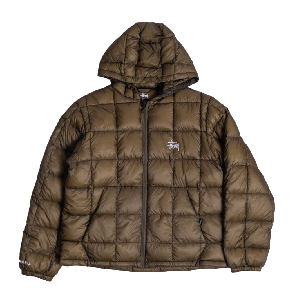 Stüssy Jacket "Midweight Hooded Puffer" olive