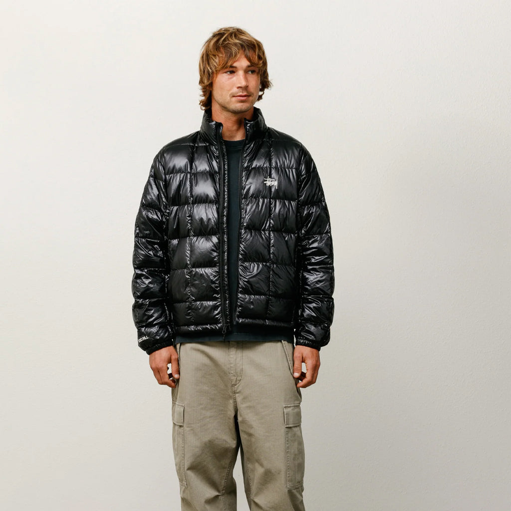 Stüssy Jacket Midweight Puffer black – Pivot Skateshop