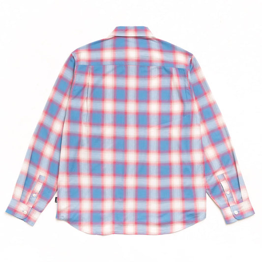Stüssy - Shirt - Beach Ombre Plaid - blue