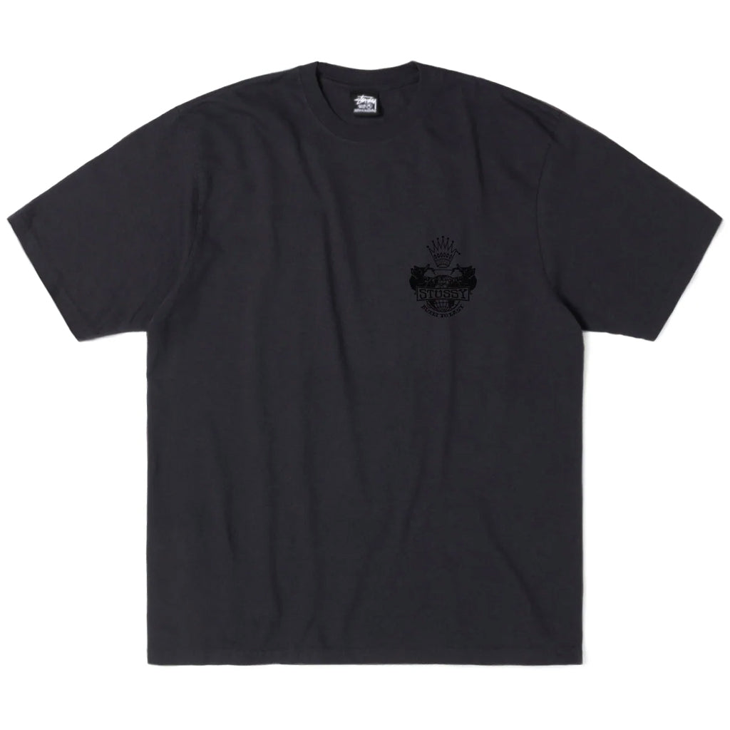 Stüssy - T-Shirt - Built To Last Pig. Dyed - faded black