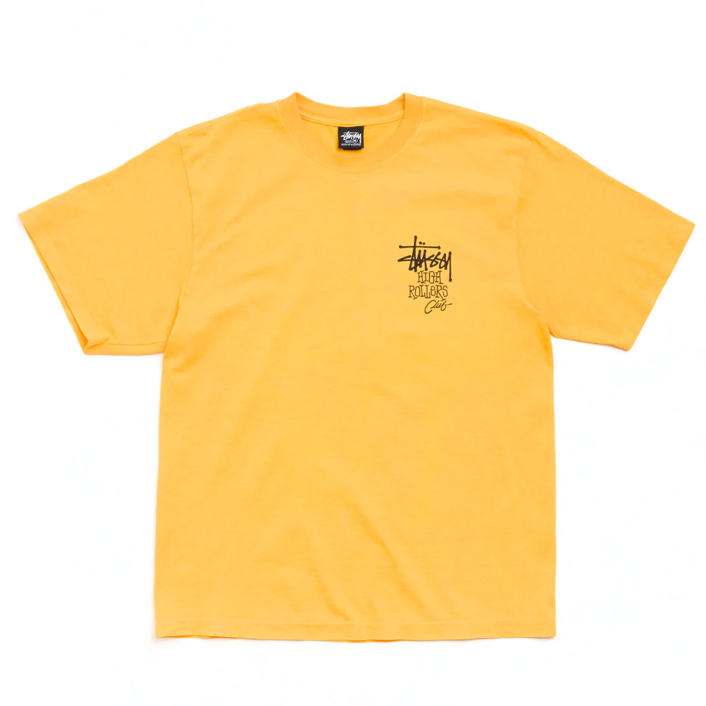 Stüssy T-Shirt "High Roller Pig.Dyed" marigold