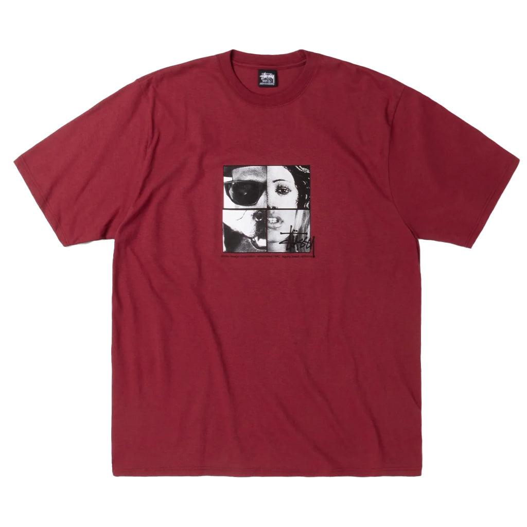 Stüssy T-Shirt "Personalities" wine
