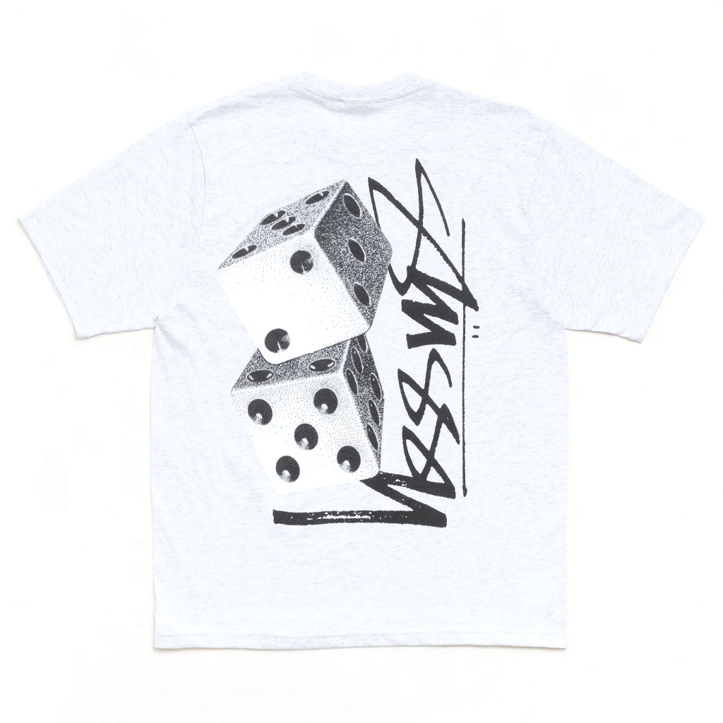 Stüssy - T-Shirt - Tall Dice - ash heather - Instore Only!