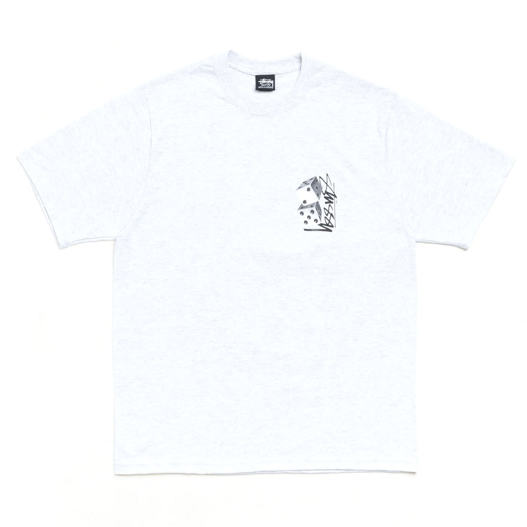 Stüssy - T-Shirt - Tall Dice - ash heather - Instore Only!