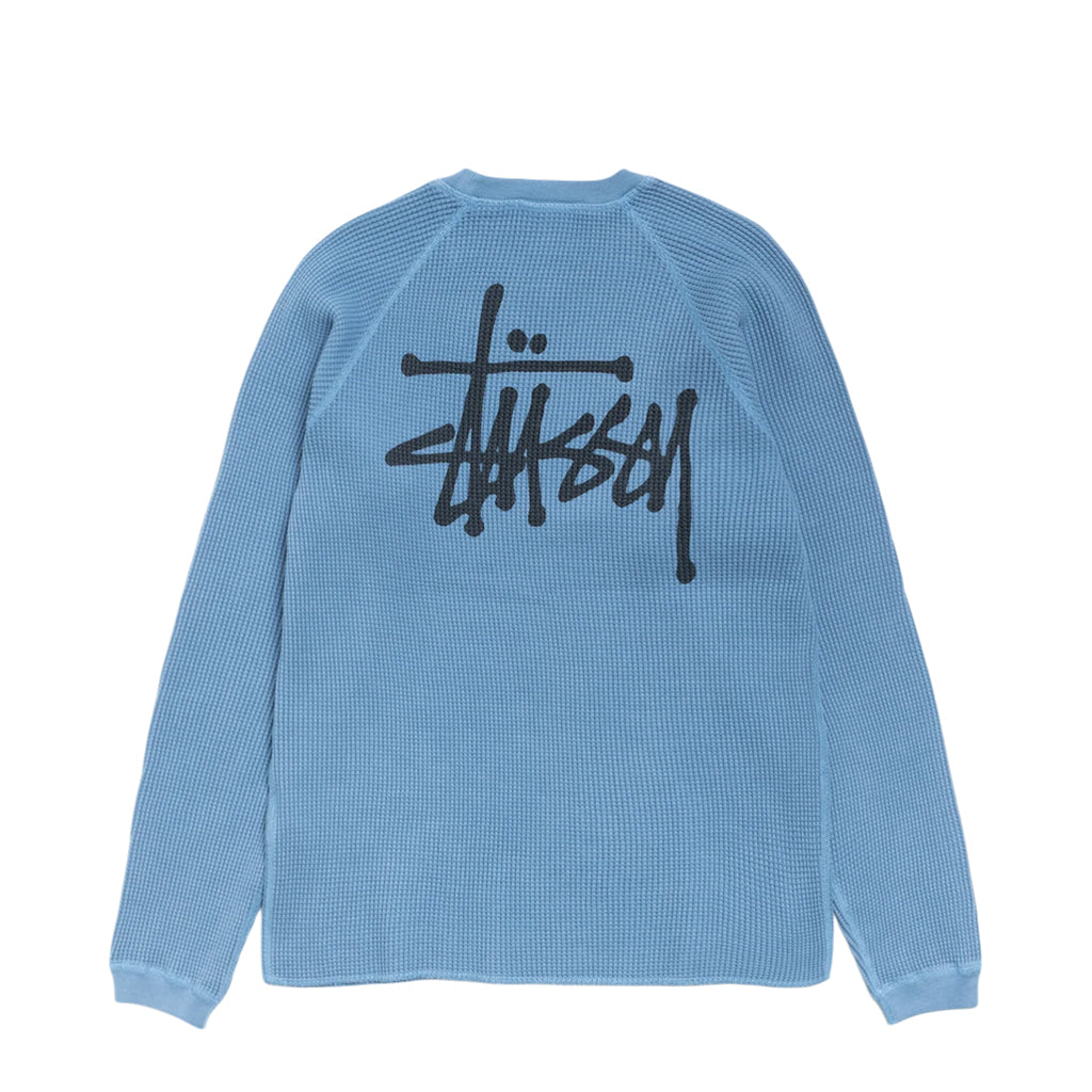 Stüssy Longsleeve "Thermal Raglan Basic Stock" dust blue