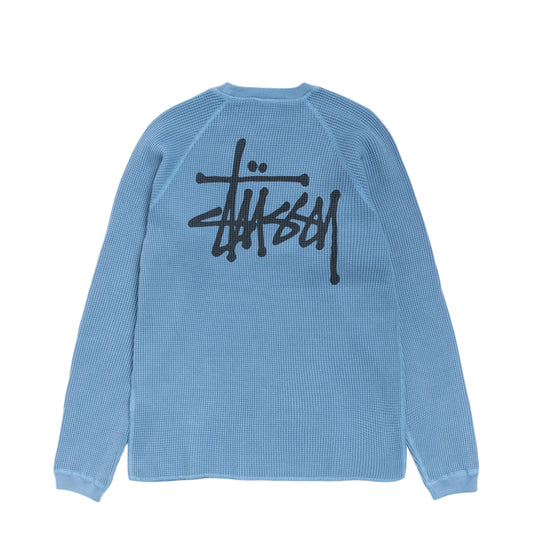 Stüssy Longsleeve "Thermal Raglan Basic Stock" dust blue
