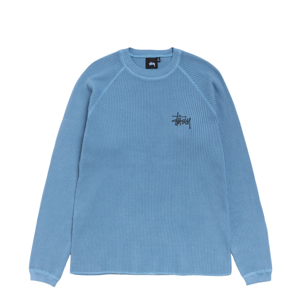 Stüssy Longsleeve "Thermal Raglan Basic Stock" dust blue