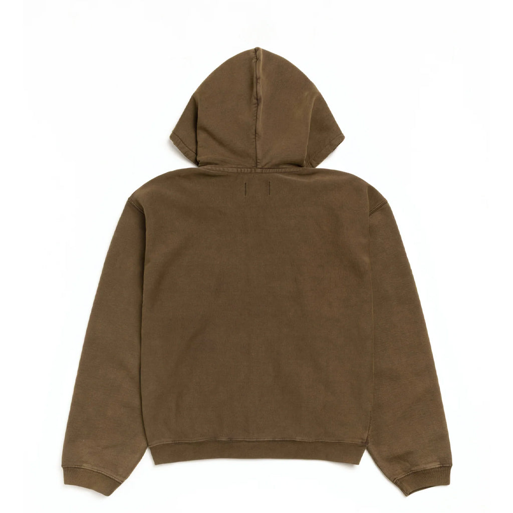 Stüssy Zip Hoodie "Faded Graphic" olive