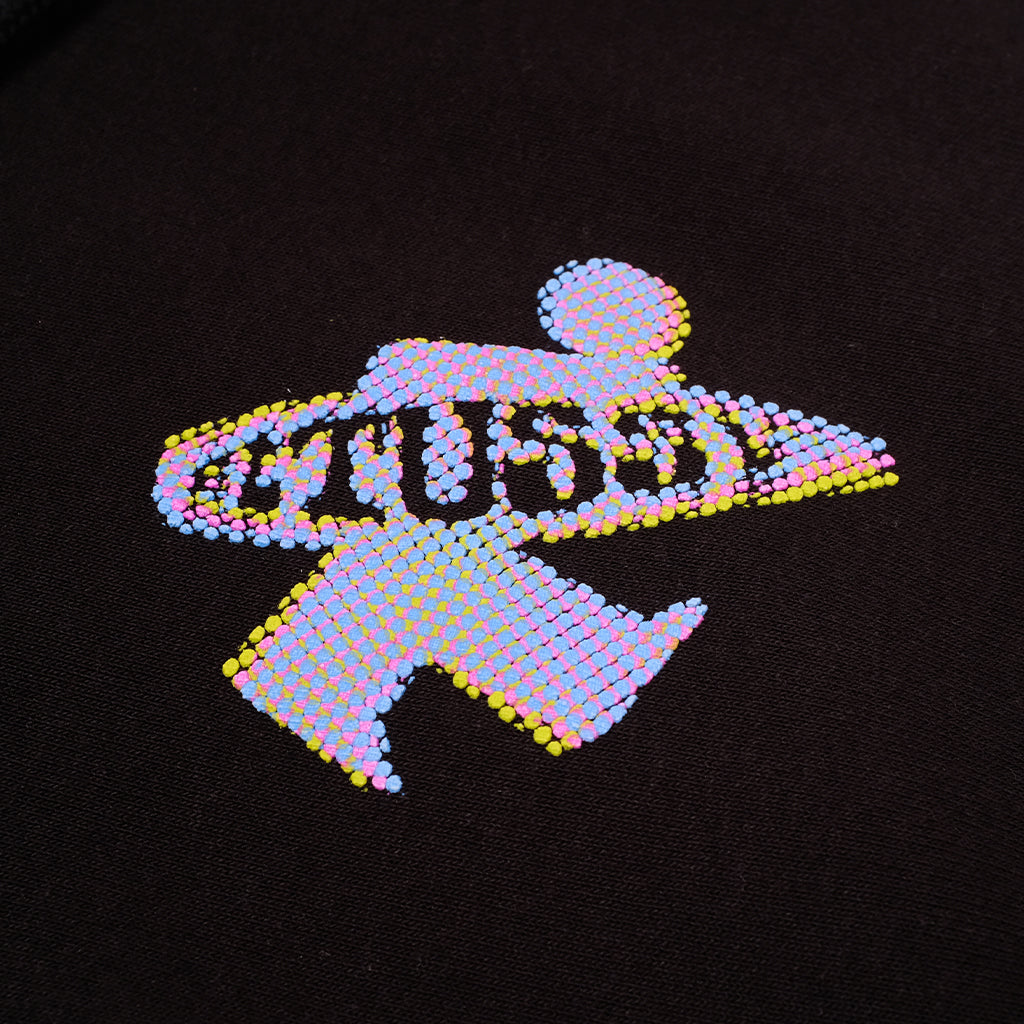Stüssy Zip Hoodie "Surf Dot" black