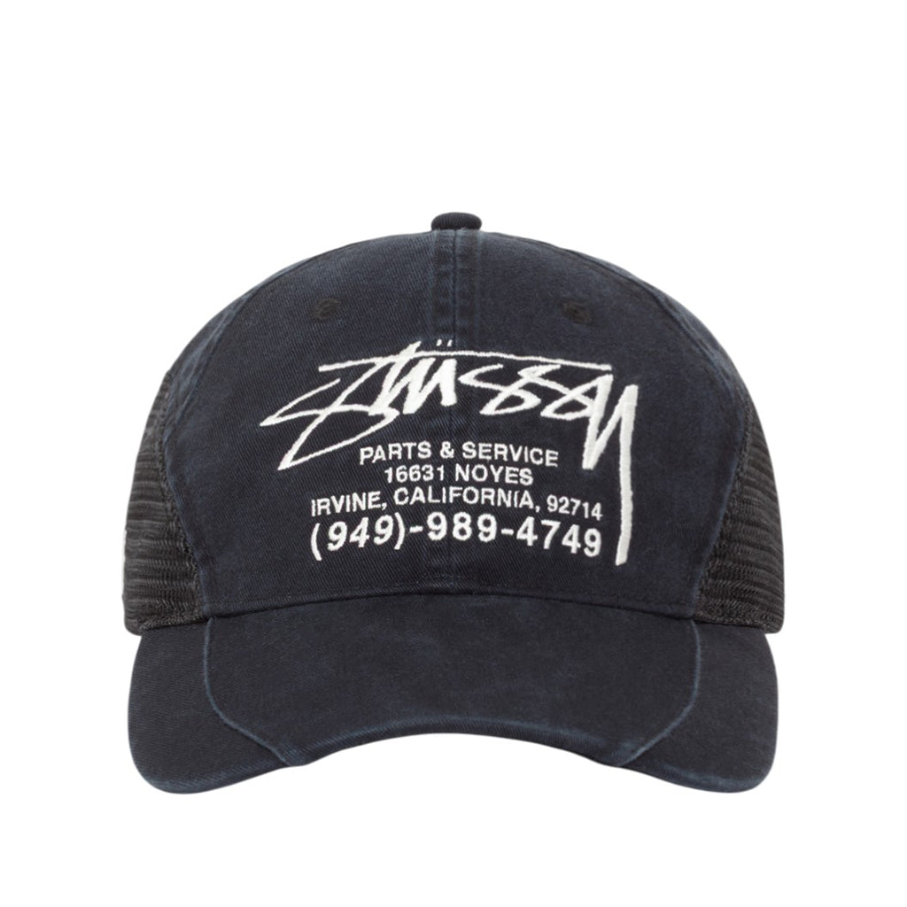 Stüssy Cap "LP Service Mesh Strapback" black