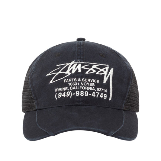 Stüssy Cap "LP Service Mesh Strapback" black