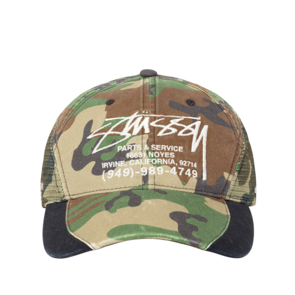 Stüssy Cap "LP Service Mesh Strapback" camo

