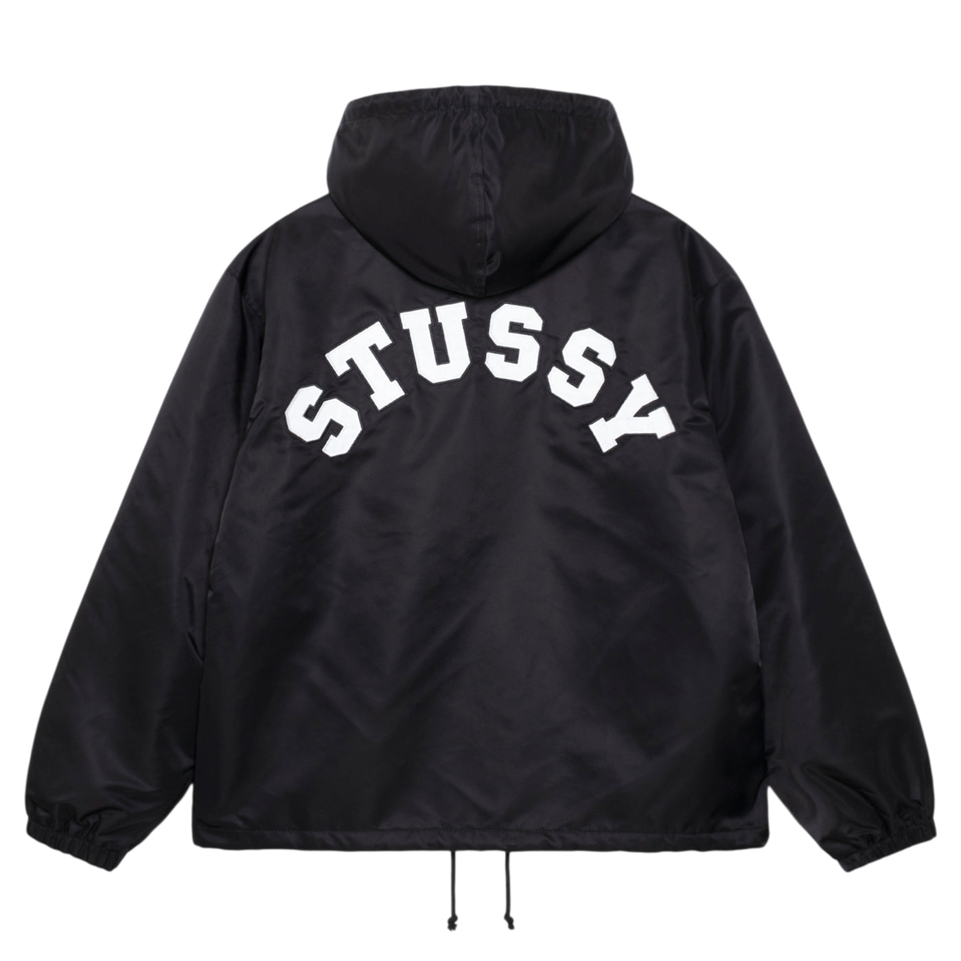 Stüssy Jacket "Coaches Hooded" black