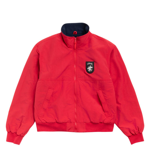 Stüssy Jacket "Polar Fleece Lined" red
