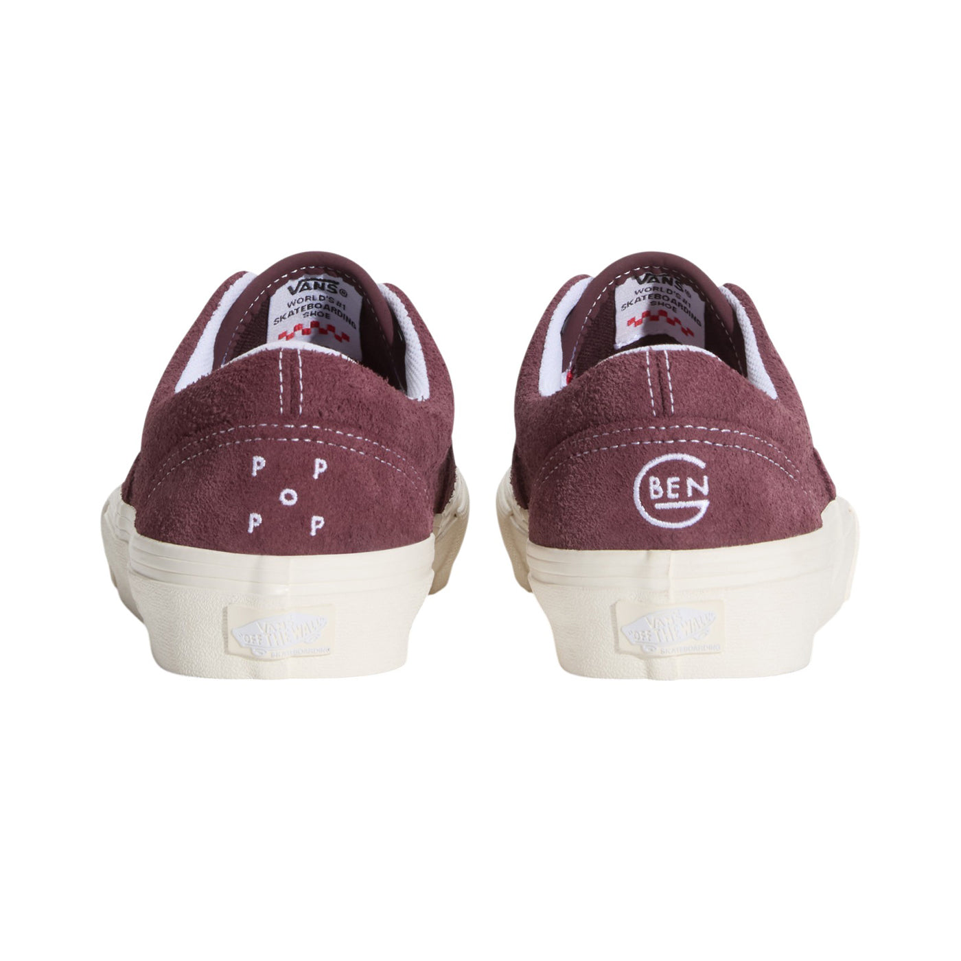 Vans Skate Era "PopTrading &amp; Ben-G" Burgundy/White N000ECRBRG