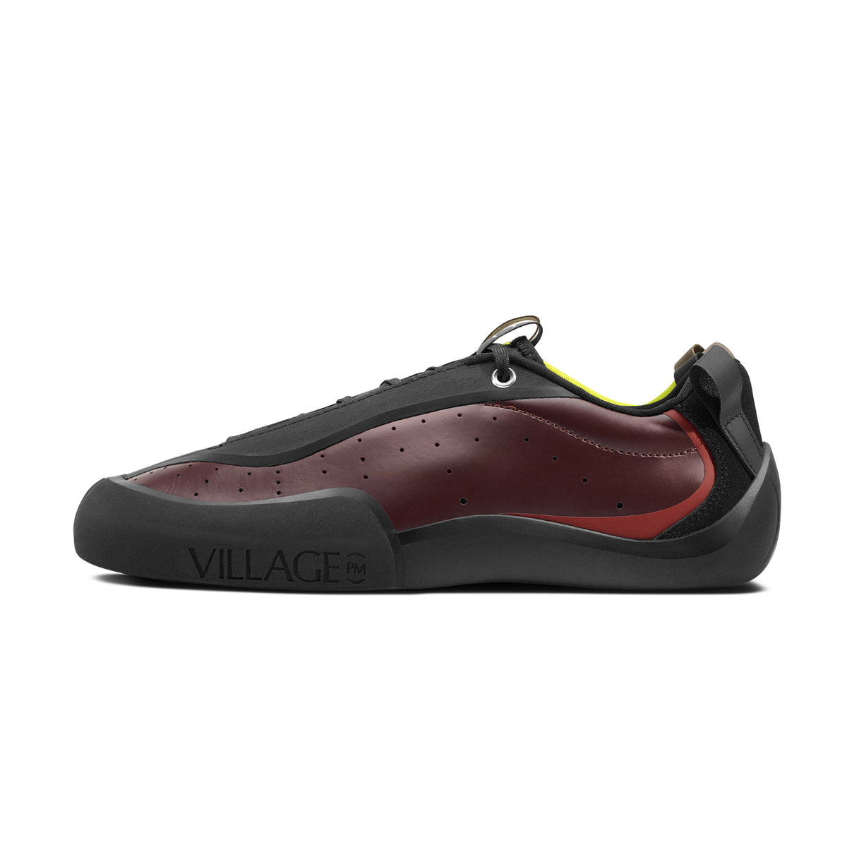 Village PM "2PM"Maroon/Natural Black side view
