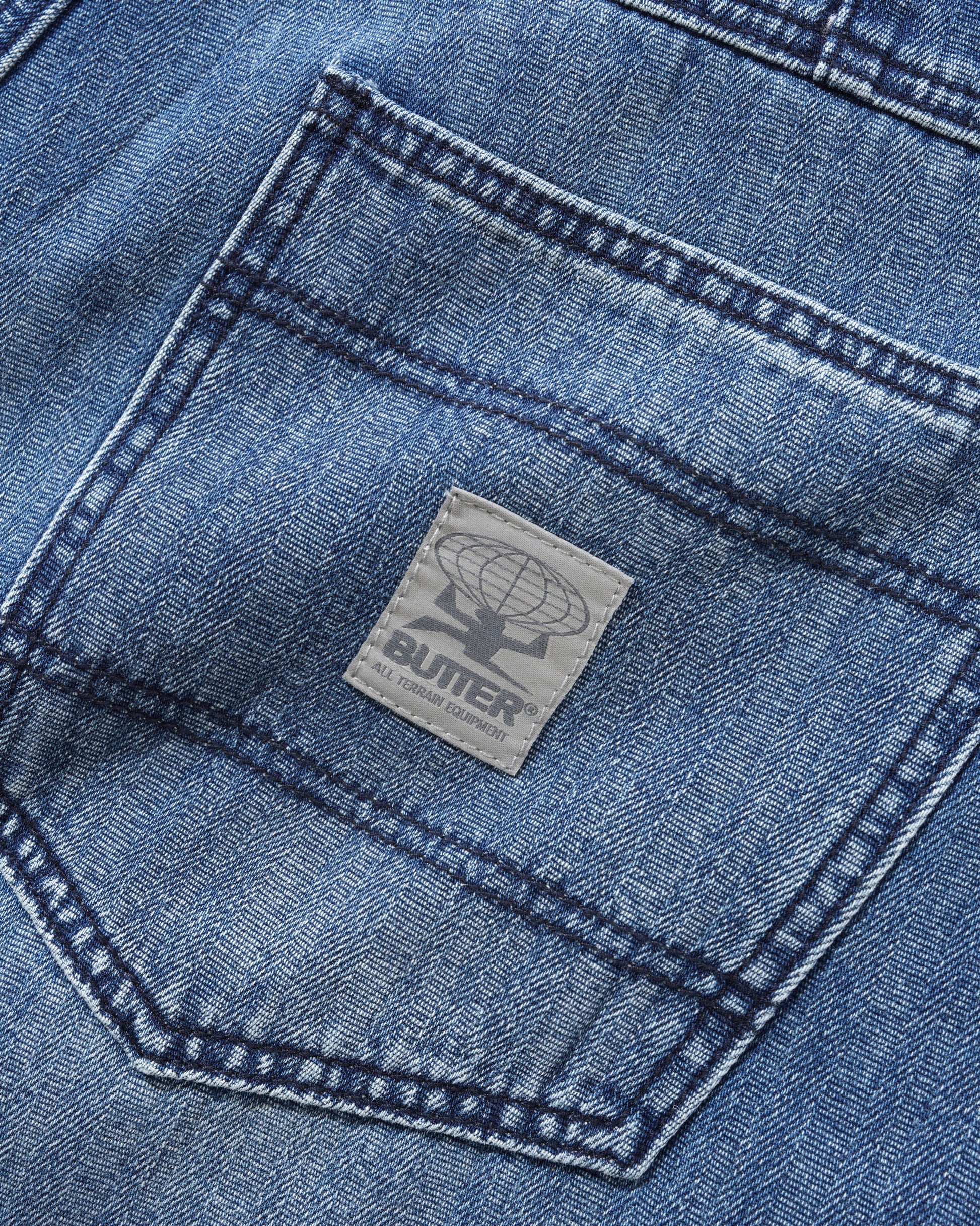 Butter Goods Wide Cut Denim Vertical Stripe