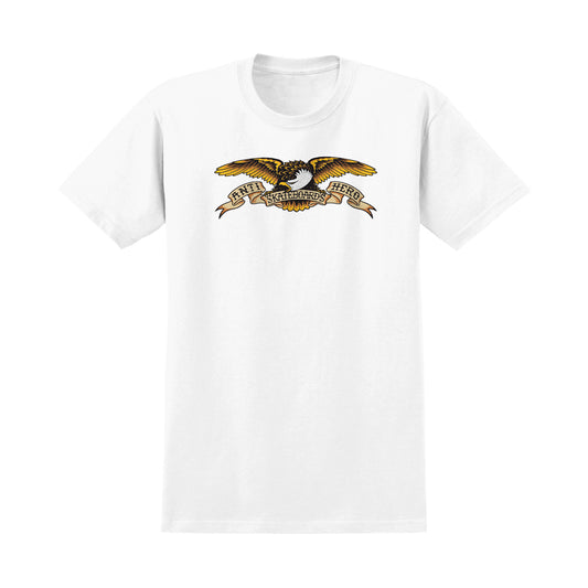 Anti Hero T-Shirt "Classic Eagle" white/ blue