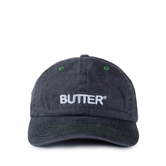 Butter Goods - Cap - Rounded Logo 6 Panel - black