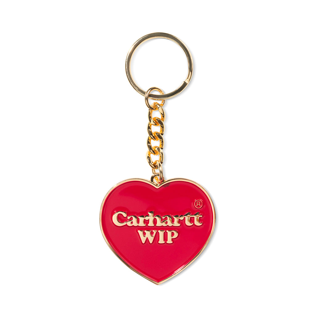 Carhartt WIP - Keychain - Heart - red
