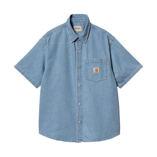 Carhartt WIP Shirt Ody blue stone bleached
