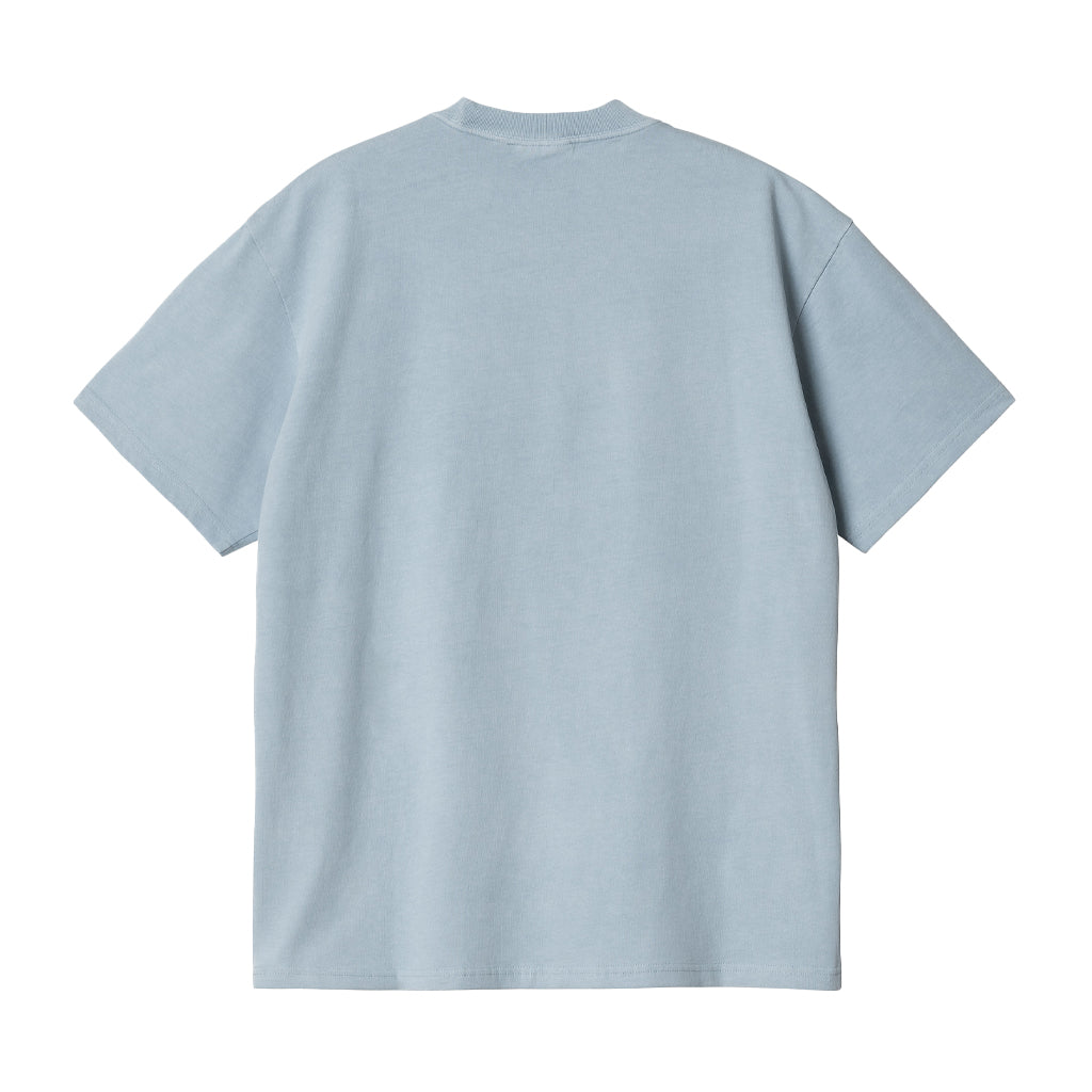 Carhartt WIP T-Shirt duster script misty sky