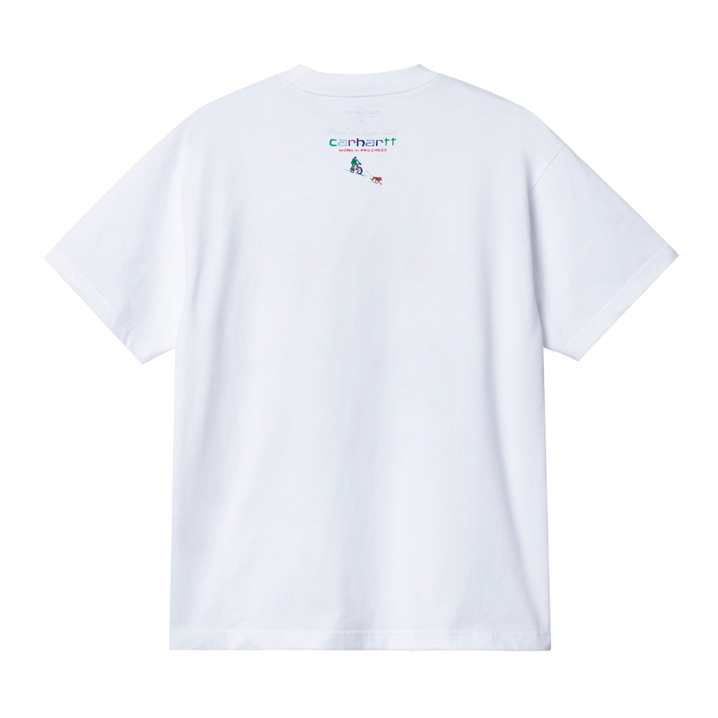 Carhartt WIP - T-Shirt - Ollie Mac Chalet - white