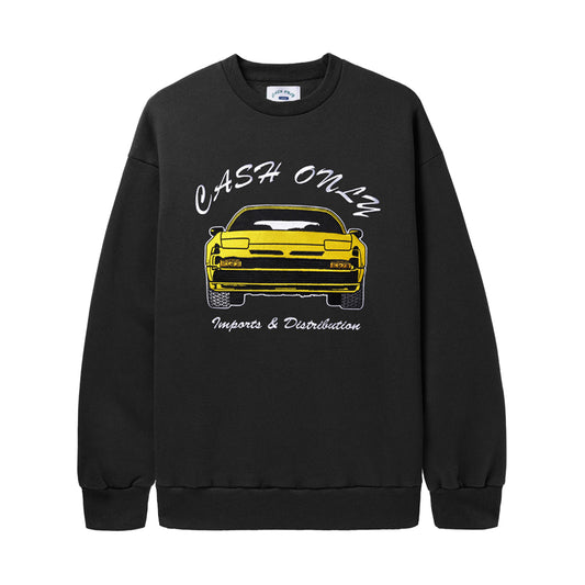 Cash Only - Crewneck - Car Embroidered