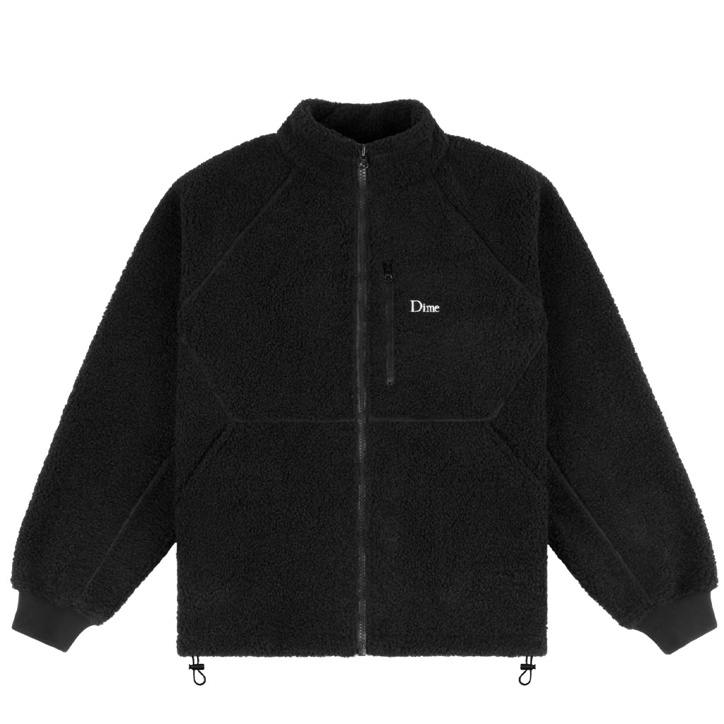 Dime Jacket Polar Fleece Sherpa Zip black