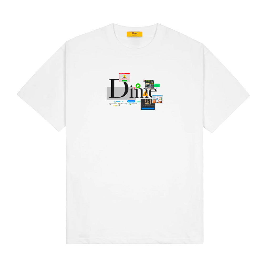Dime T-Shirt Adblock white