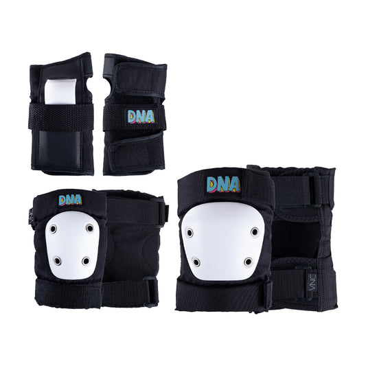 DNA Protection  - Original Knee & Elbow KIDS Set - black