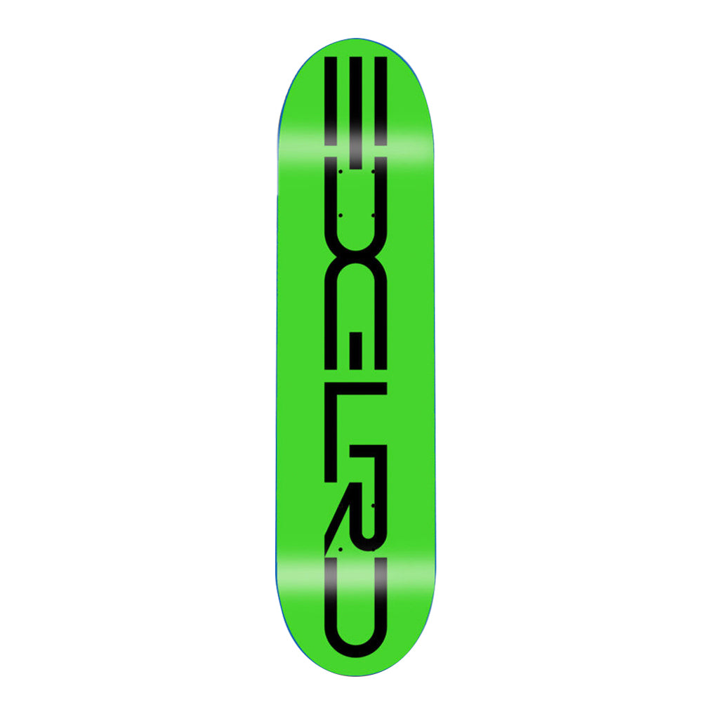 EDGLRD - Deck - Tech Script - green/black - 8.25"