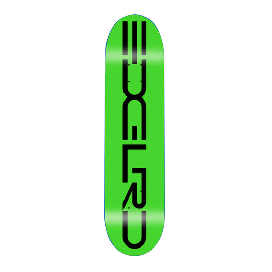 EDGLRD - Deck - Tech Script - green/black - 8.25"