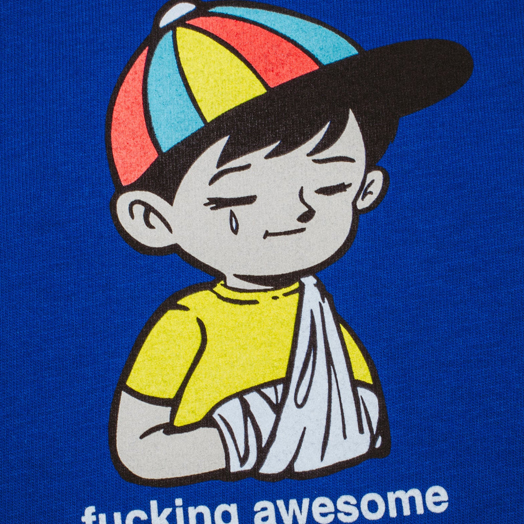 Fucking Awesome - T-Shirt - Wanto Kid - royal