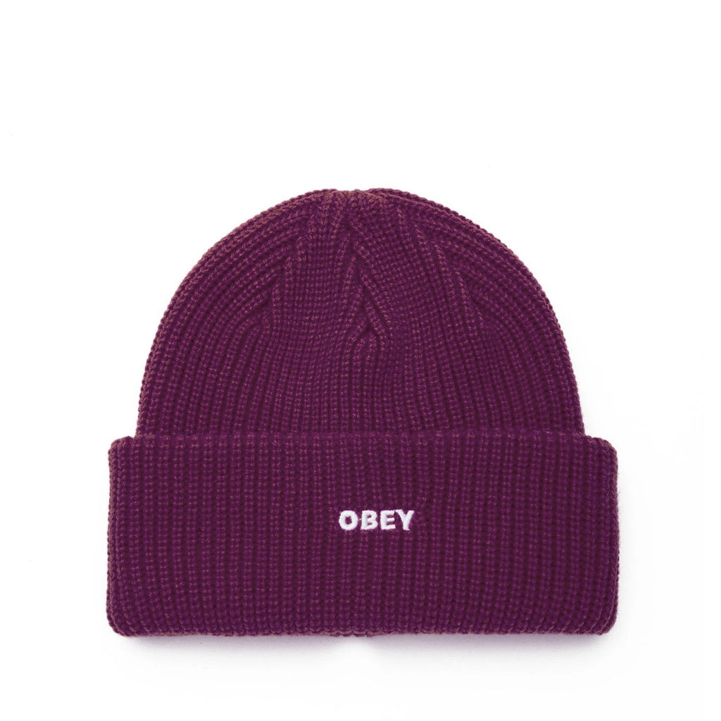 Obey Beanie Future" wineberry
