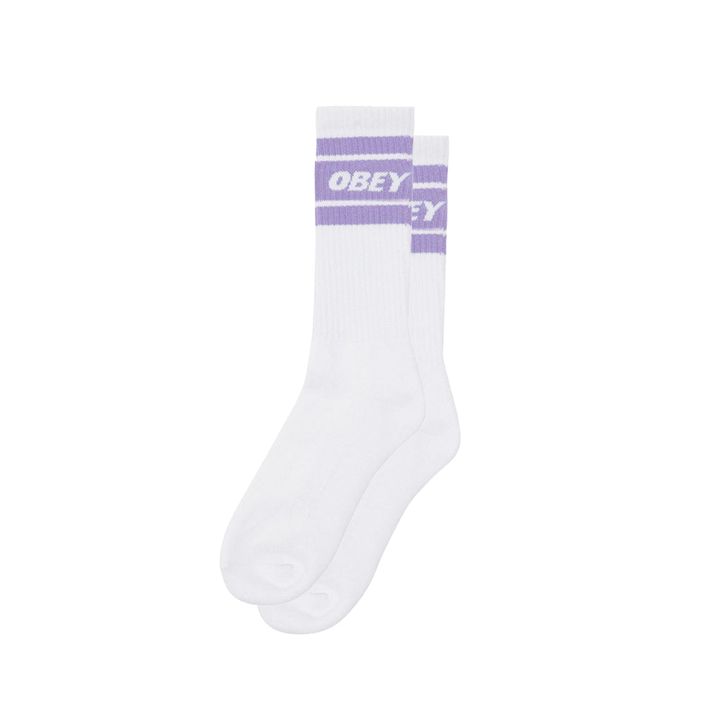 Obey - Socks - Cooper II - white/purple flower