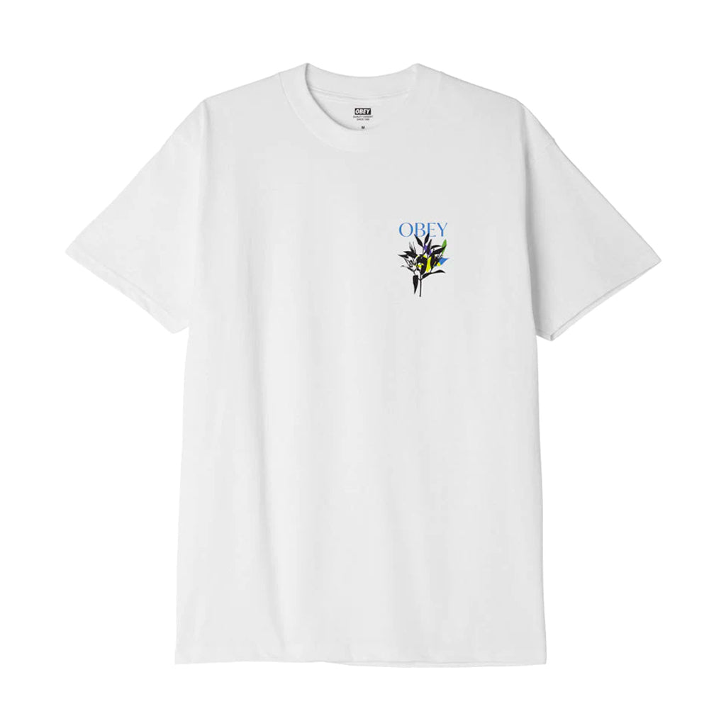 Obey - T-Shirt - Botanical - white