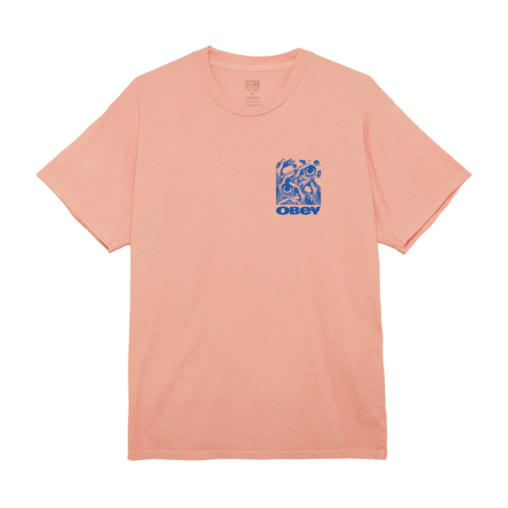Obey - T-Shirt - Eyes In My Head - pigment sunset coral