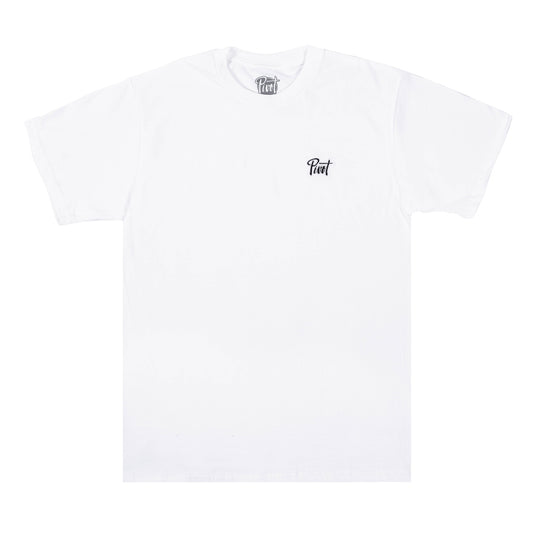 Pivot Skateshop - T-Shirt - Humble Logo - Stick - white