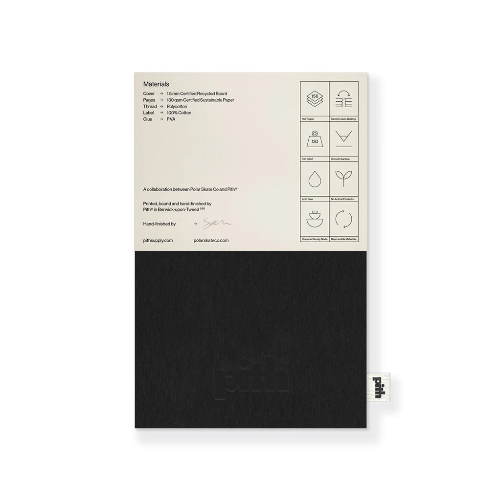 Polar x Pith - Deck Book - Yuzu - black