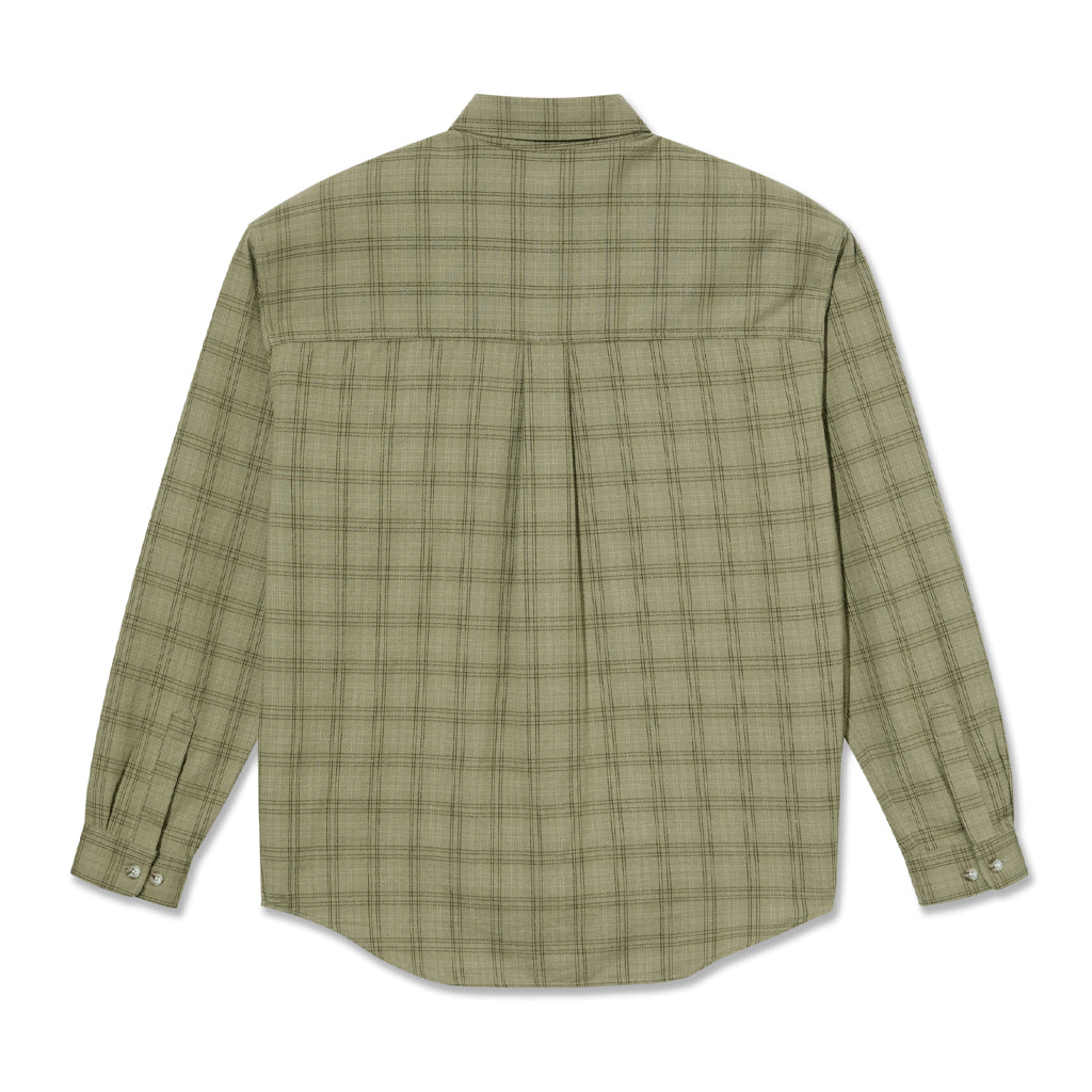 Polar - Shirt - Mitchell LS Flannel - green/beige