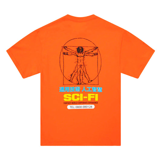 Sci-Fi Fantasy - T-Shirt - Chain Of Being - orange