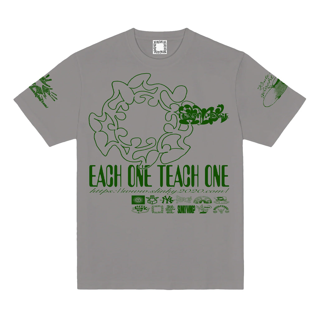 Slinky 2020 - T-Shirt - Each one teach one - grey/green