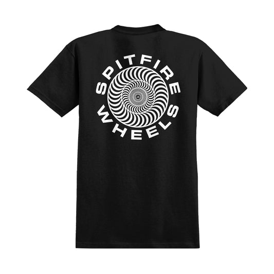 Spitfire T-Shirt Classic 87 Swirl black/white