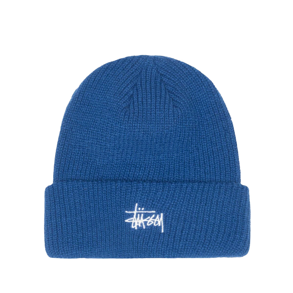 Stüssy - Beanie - Basic Cuff - azure 