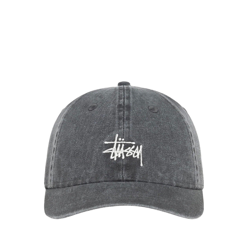 Stüssy - Cap - Washed Basic Stock Low Pro - charcoal - INSTORE ONLY!