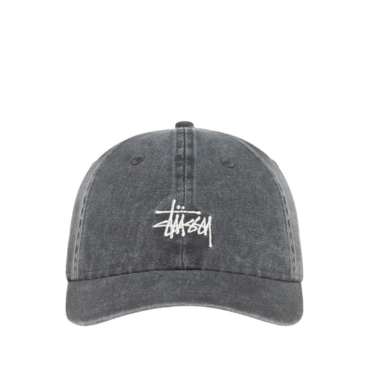 Stüssy - Cap - Washed Basic Stock Low Pro - charcoal - INSTORE ONLY!